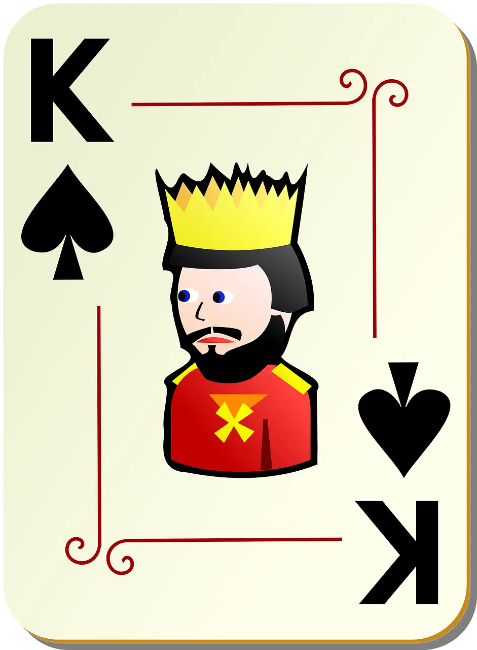 King Face Card